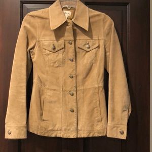 Camel Suede Jacket